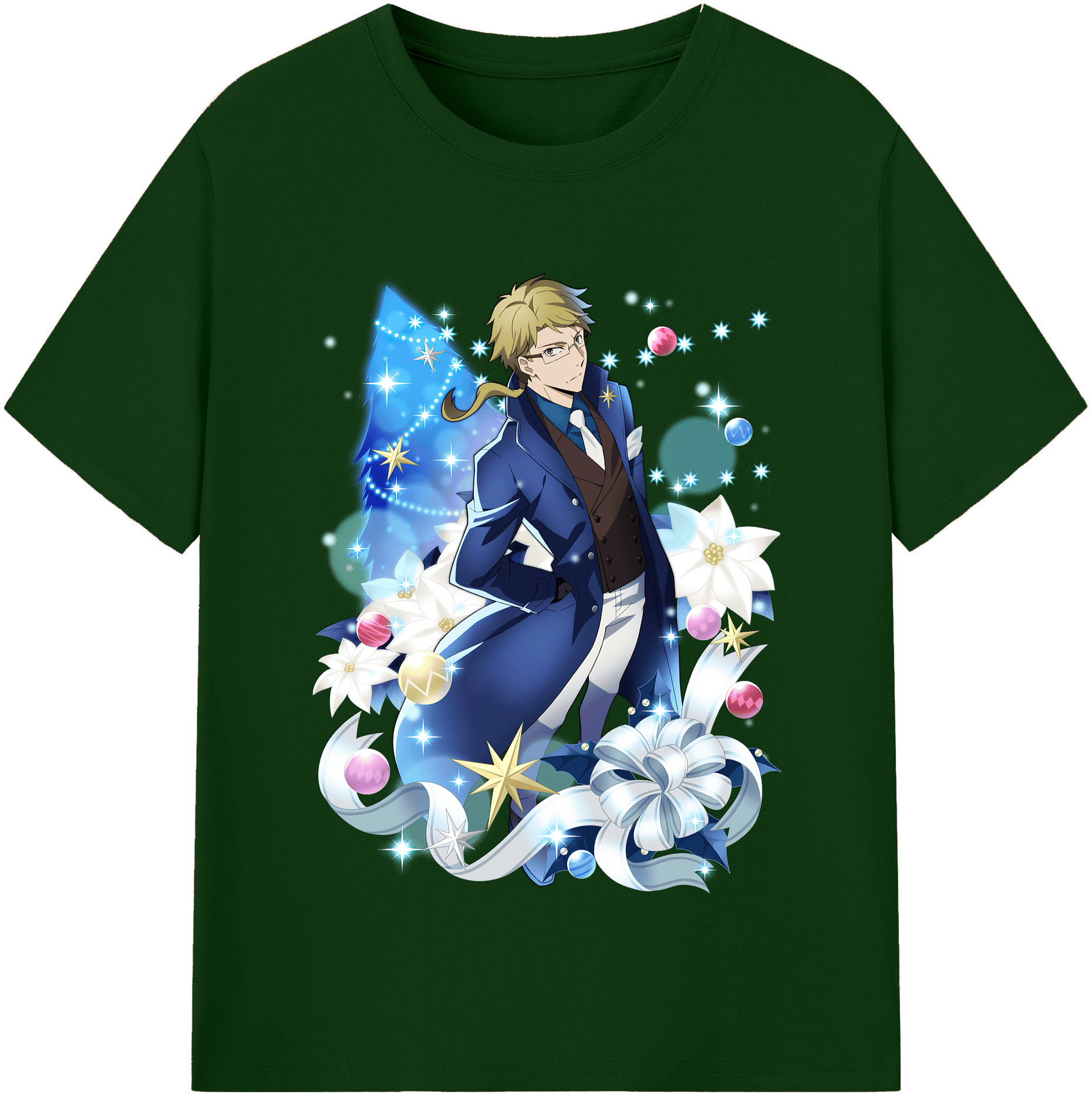 （画像用） 文豪ストレイドッグス Bungo Stray Dogs 綿100％半袖Tシャツ（フロントプリント）